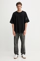 Βαμβακερό μπλουζάκι adidas Originals Neu C Tee HZ3700 μαύρο AW25