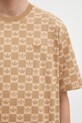 Βαμβακερό μπλουζάκι adidas Originals Mg Lo Ss T μπεζ JY2970