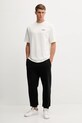 Hummel t-shirt bawełniany 230025 beżowy AW25