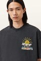 AllSaints t-shirt COVE czarny M061PC