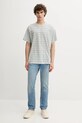 Levi's t-shirt bawełniany A0637.0107 szary AW25