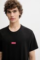 Levi's t-shirt bawełniany czarny 79554