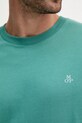 Βαμβακερό μπλουζάκι Marc O'Polo 526201251054 τιρκουάζ