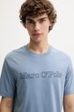 Marc O'Polo t-shirt bawełniany niebieski 526201251154