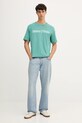 Памучна тениска Marc O'Polo 526201251154 зелен AW25