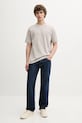 Marc O'Polo tricou din bumbac 526206451158 bej AW25