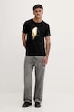 Βαμβακερό μπλουζάκι MOOSE KNUCKLES Augstine M34MT705G μαύρο AW25