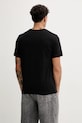 Ρούχα Βαμβακερό μπλουζάκι MOOSE KNUCKLES Augstine M34MT705G μαύρο