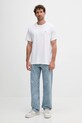 Just Cavalli t-shirt bawełniany 79OAHT06.CJ500 biały AW25