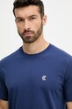 Хлопковая футболка Just Cavalli тёмно-синий 79OAHT06.CJ500