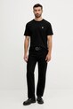 Хлопковая футболка Just Cavalli 79OAHT06.CJ500 чёрный AW25