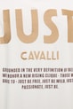 Just Cavalli t-shirt bawełniany 79OAHT17.CJ518 beżowy