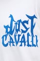 Just Cavalli t-shirt bawełniany 79OAHE13.CJ110 biały