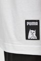 Βαμβακερό μπλουζάκι Puma PUMA x RIPNDIP λευκό 632413