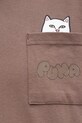 Βαμβακερό μπλουζάκι Puma PUMA x RIPNDIP καφέ 633779