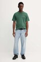 Abercrombie & Fitch t-shirt bawełniany KI123.5231.303 zielony AW25