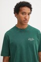 Abercrombie & Fitch t-shirt bawełniany zielony KI123.5233.303
