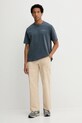 Abercrombie & Fitch tricou din bumbac KI123.5233.903 gri AW25
