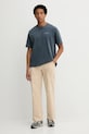 Abercrombie & Fitch t-shirt bawełniany KI123.5233.903 szary AW25