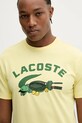 Lacoste t-shirt żółty TH4760