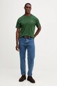 Lacoste t-shirt bawełniany TH5902 zielony AW25