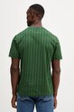 Odzież Lacoste t-shirt bawełniany TH5902 zielony