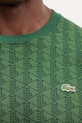 Bavlněné tričko Lacoste TH5902 zelená