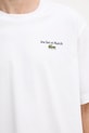 Lacoste t-shirt bawełniany TH5950 biały