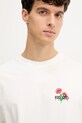 Bavlněné tričko Kenzo béžová FF65TS2594SG