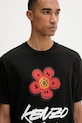 Kenzo tricou din bumbac negru FF65TS2654SG
