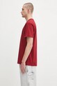 Bavlněné tričko Carhartt WIP S/S Chase I026391.30QXX burgundské AW25