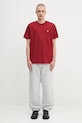 Carhartt WIP cotton t-shirt S/S Chase I026391.30QXX maroon