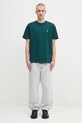 Carhartt WIP t-shirt bawełniany S/S Chase I026391.30YXX zielony