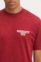 Carhartt WIP t-shirt bawełniany S/S Alumni bordowy I035207.H8XX