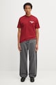 Carhartt WIP t-shirt bawełniany S/S Alumni I035207.H8XX bordowy