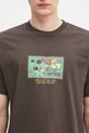 Carhartt WIP t-shirt bawełniany S/S Cream Of The Crop brązowy I035192.2ZWXX