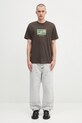Carhartt WIP t-shirt bawełniany S/S Cream Of The Crop I035192.2ZWXX brązowy