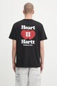 Carhartt WIP t-shirt bawełniany S/S Heart II Hartt bawełna czarny I035203.89XX
