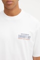 Carhartt WIP t-shirt in cotone S/S Arcan bianco I035209.260