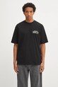 Odzież Carhartt WIP t-shirt bawełniany S/S Arcan I035209.8960 czarny