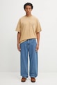 Carhartt WIP tricou din bumbac S/S Hudson Pocket I035140.07E5F maro
