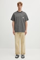 Carhartt WIP tricou din bumbac S/S Gellar Pocket I035141.30HXX gri