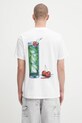 Carhartt WIP t-shirt bawełniany S/S Jake Garcia wzorzyste biały I035208.02XX