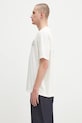 Drôle de Monsieur t-shirt bawełniany Le Tshirt Slogan Tresses H.TS259.CO134 beżowy AW25