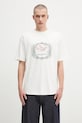 Drôle de Monsieur t-shirt bawełniany Le Tshirt Plateau nadruk biały H.TS255.CO002