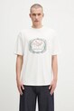Drôle de Monsieur t-shirt bawełniany Le Tshirt Plateau nadruk biały H.TS255.CO002