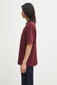 Βαμβακερό μπλουζάκι Drôle de Monsieur Le T-shirt Slogan I.TS203.CO002 κόκκινο AW25