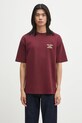 Ρούχα Βαμβακερό μπλουζάκι Drôle de Monsieur Le T-shirt Slogan I.TS203.CO002 κόκκινο