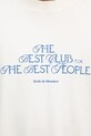Drôle de Monsieur tricou bărbătesc de bumbac Le T-shirt "The Best Club" I.TS273.CO002 bej