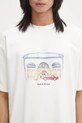 Βαμβακερό μπλουζάκι Drôle de Monsieur Le T-shirt DrUle Palace μπεζ I.TS285.CO002